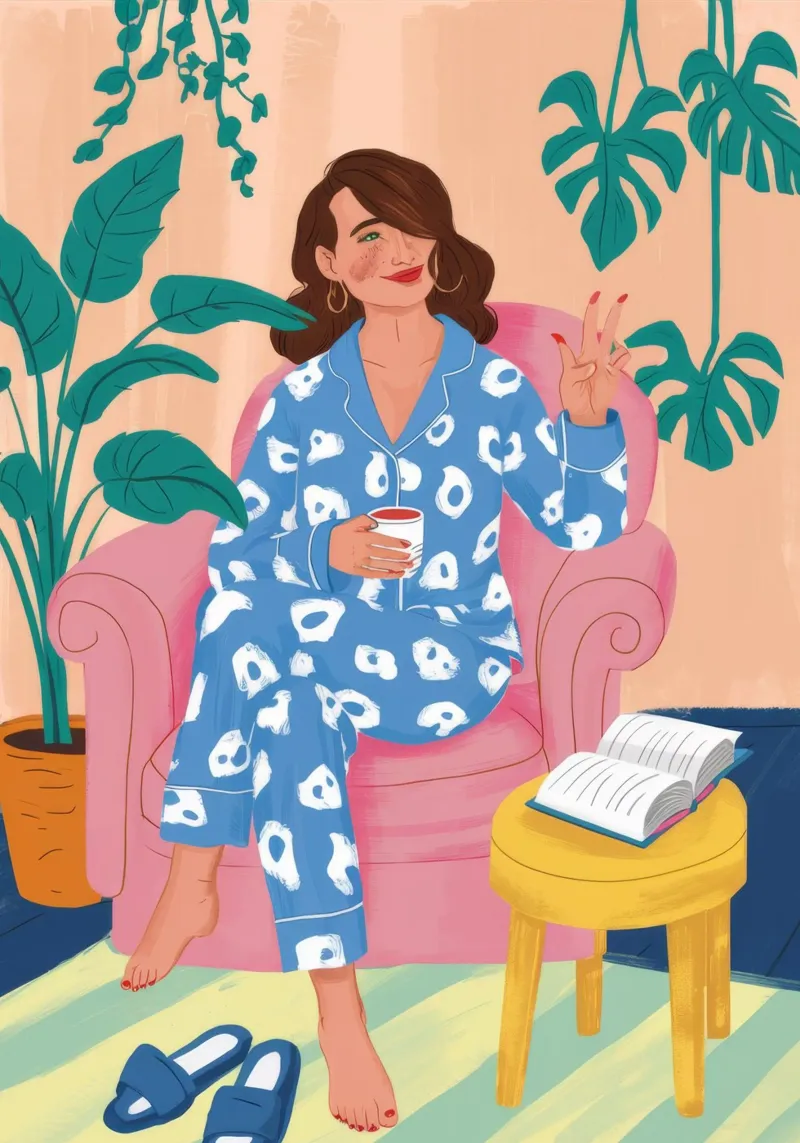 Pijama Jardín Reposo metacrilato de Peak Delusion