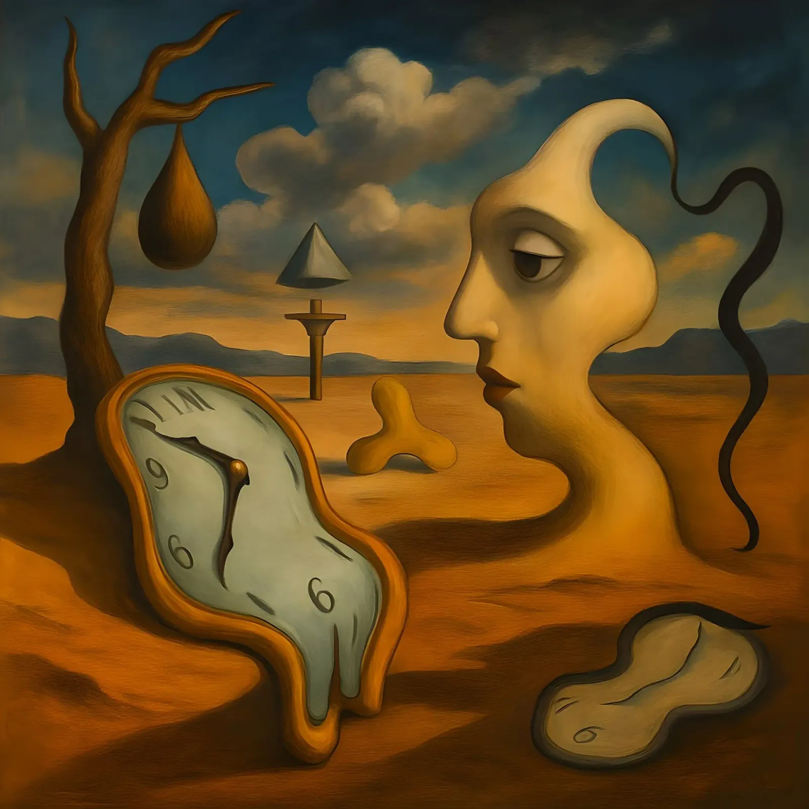 Omaggio a Salvador Dalì carta hahnemühle da 🎨 Point and Art