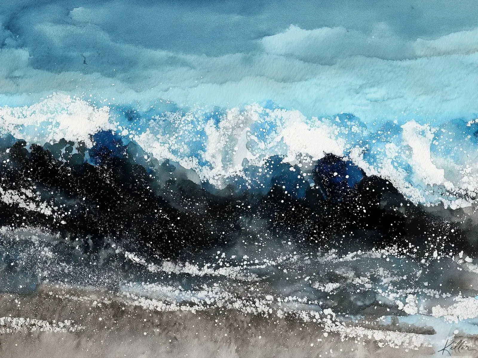 Cresta della Tempesta alluminio dibond da Matthias Keller Studio