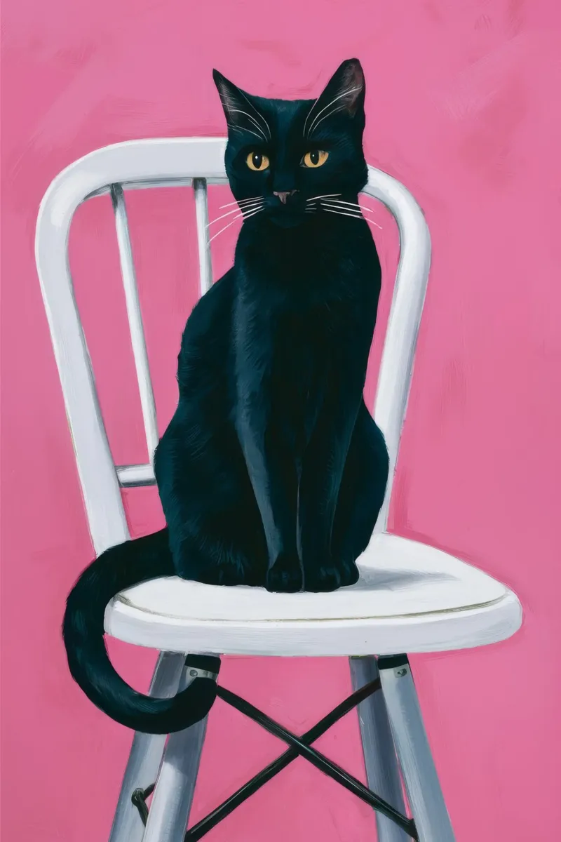 Feline Pink Stillness pellicola backlit da Peak Delusion