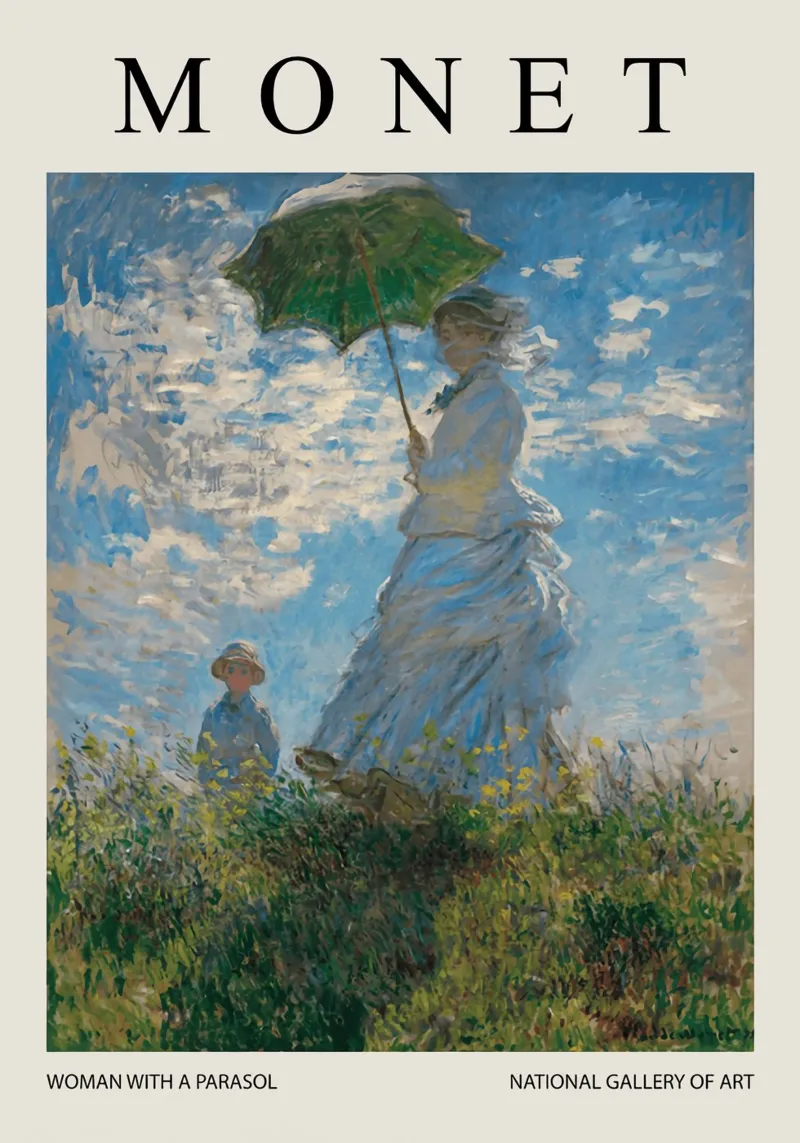 Donna con ombrellone pellicola backlit da Turner Kyle