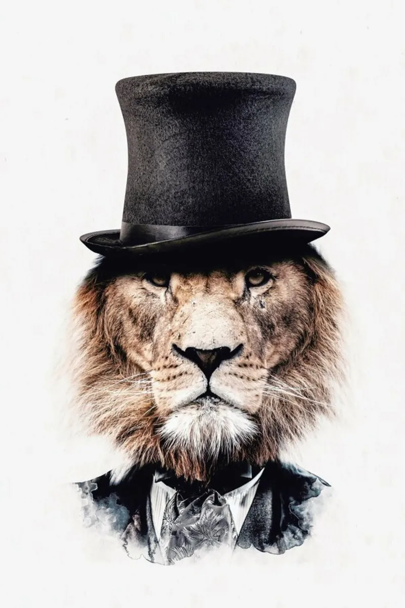 Classy Lion Light pellicola backlit da Wouter Rikken