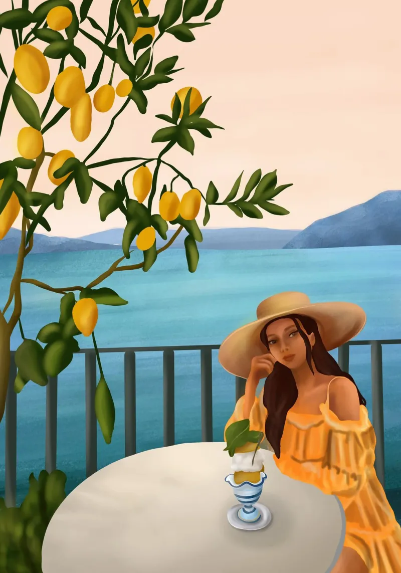 Golden Hour Serenity pellicola backlit da cityart