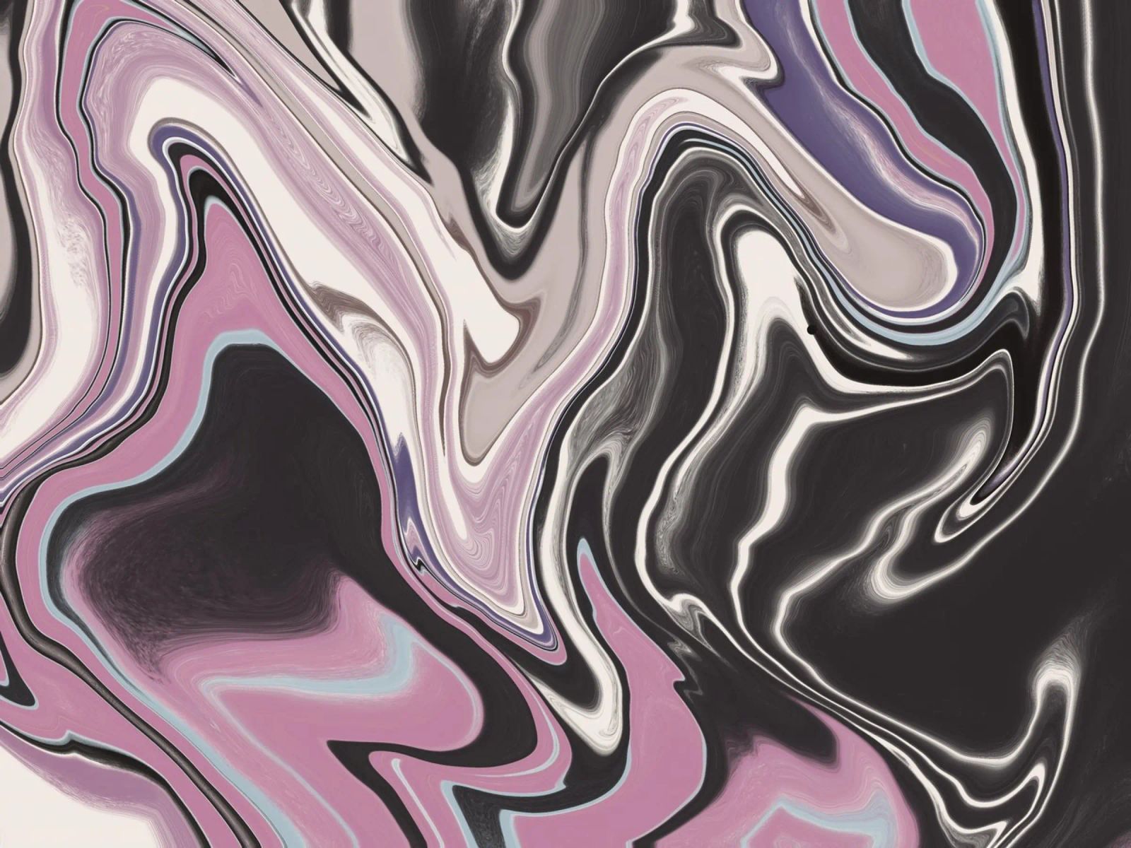 Fluid lines pattern 13 canvas by Little Dean