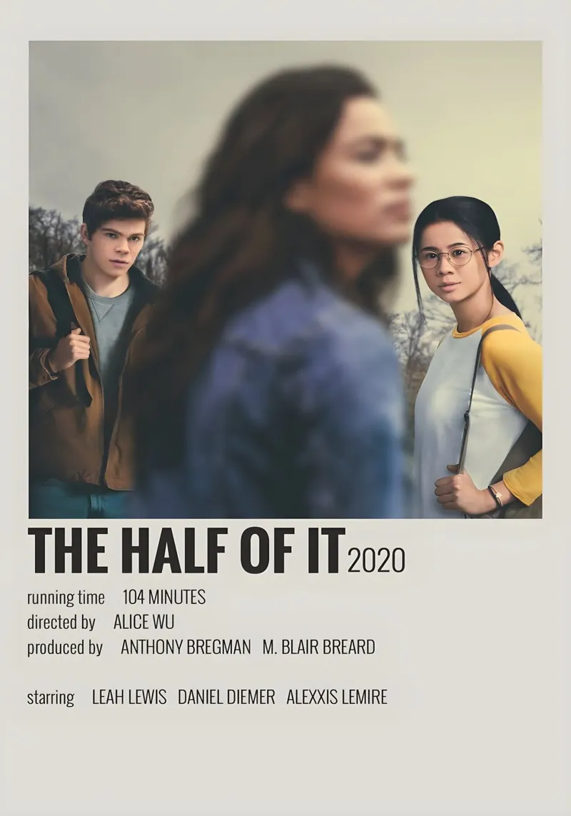 THE HALF OF IT 2020 pellicola backlit da MVFminimalist