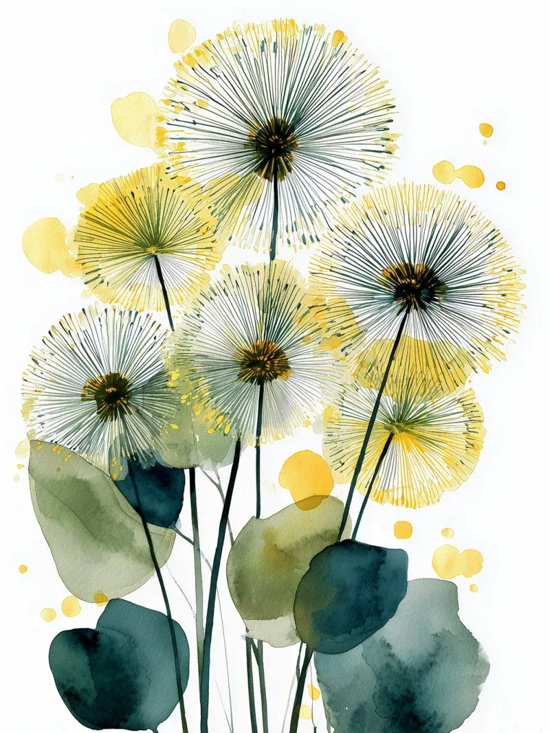 Auguri d'oro poster con telaio in alluminio da Sophia Calder Studio