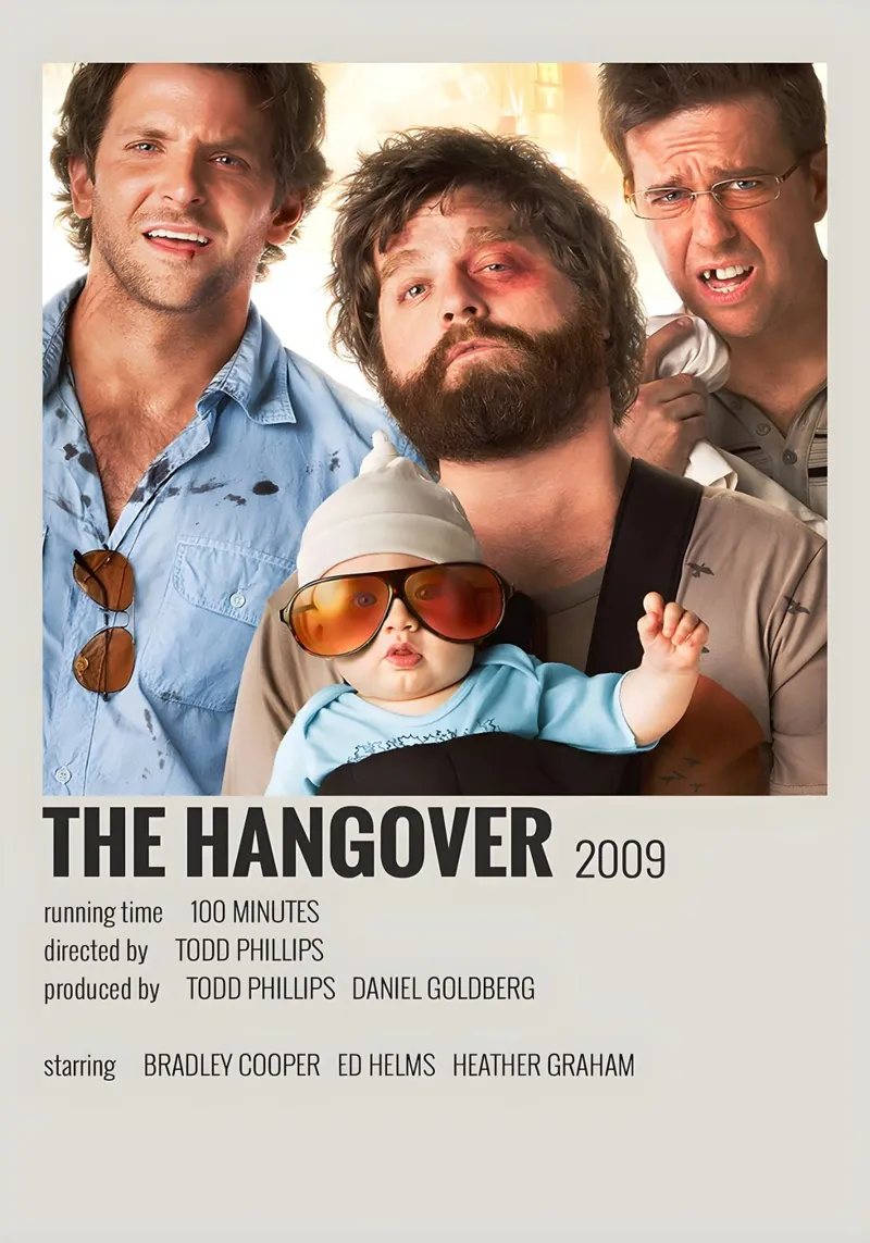 THE HANGOVER 2009 pellicola backlit da MVFminimalist