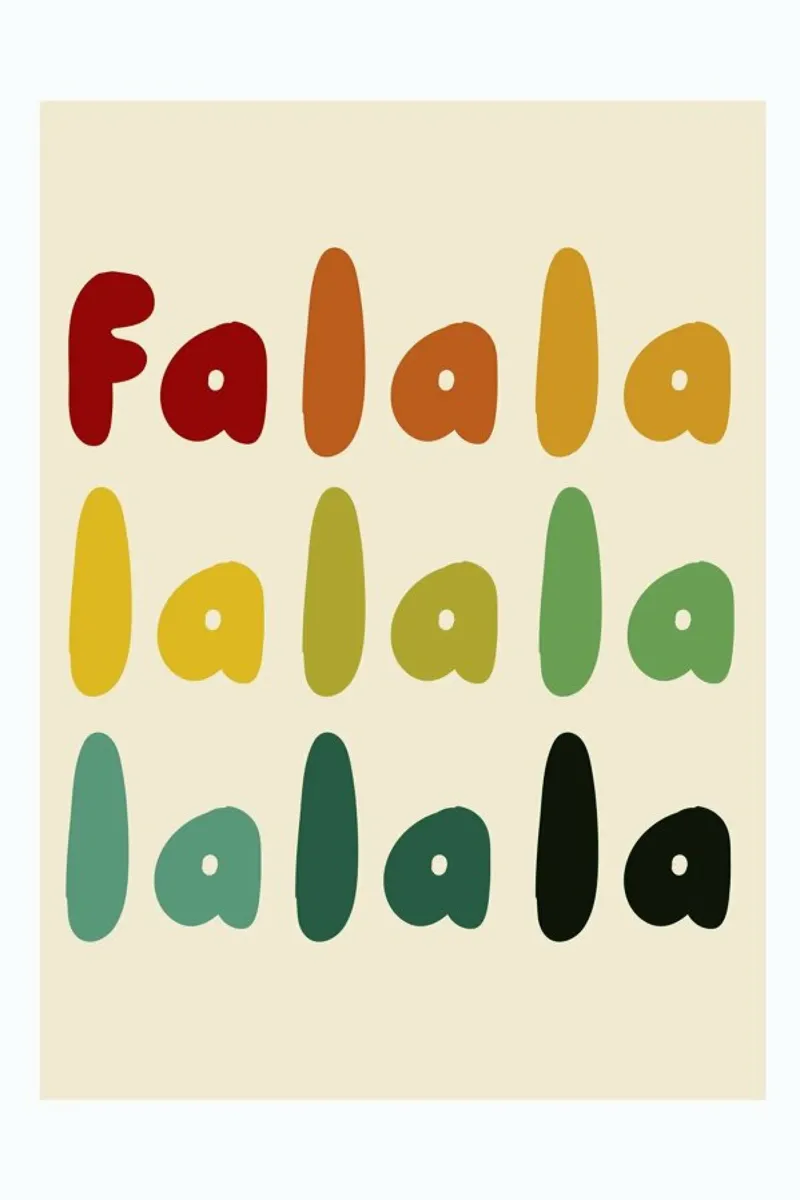 Falala poster with plastic frame by Mottos by Sinan Saydik