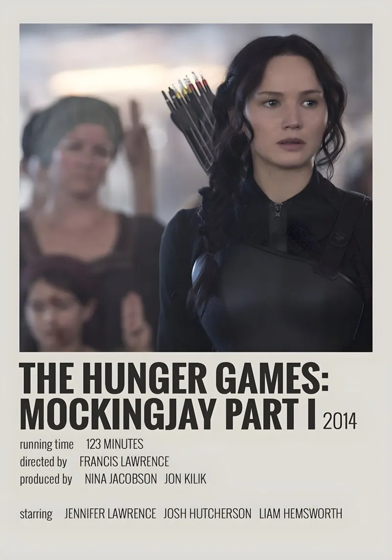 THE HUNGER GAMES MOCKINGJAY PART I 2014 Hahnemühle von MVFminimalist