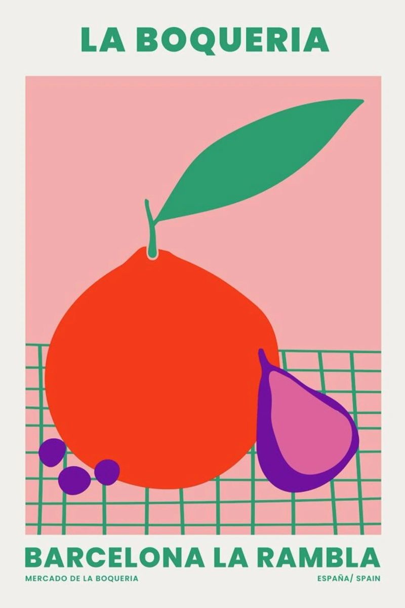 La Boqueria poster by Pure