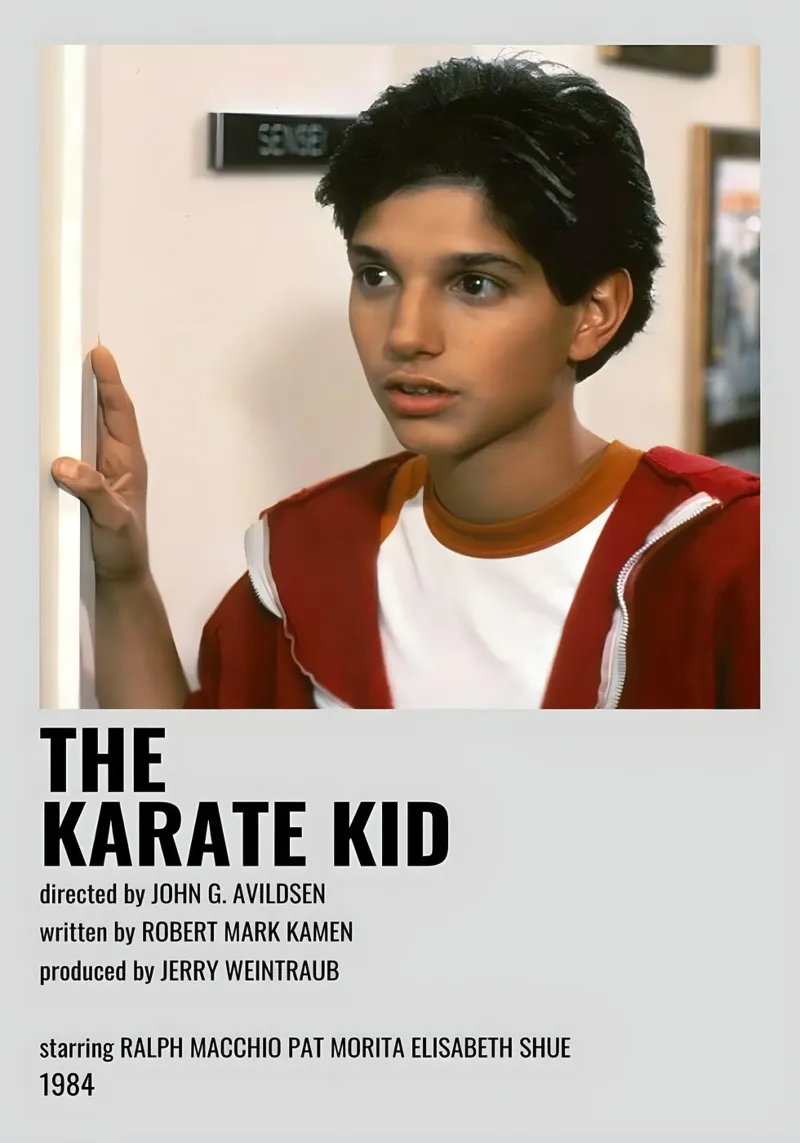THE KARATE KID pellicola backlit da MVFminimalist