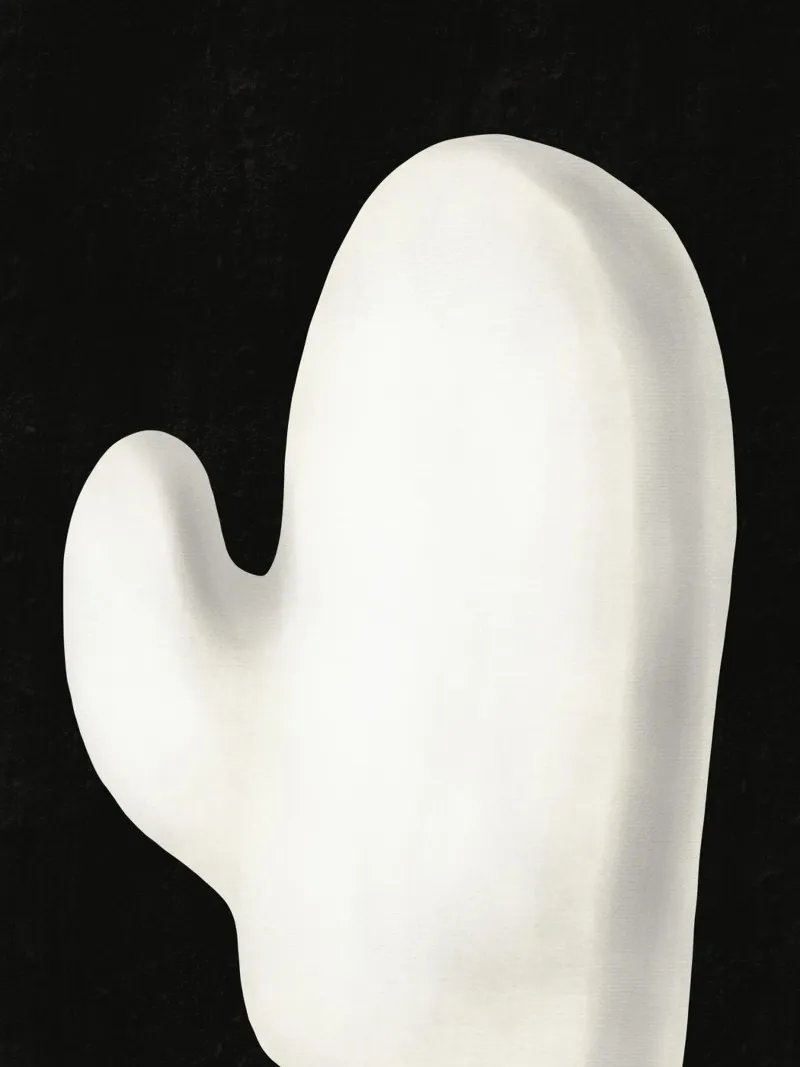 Negative space 04 tela con Cornice a cassetta da Little Dean