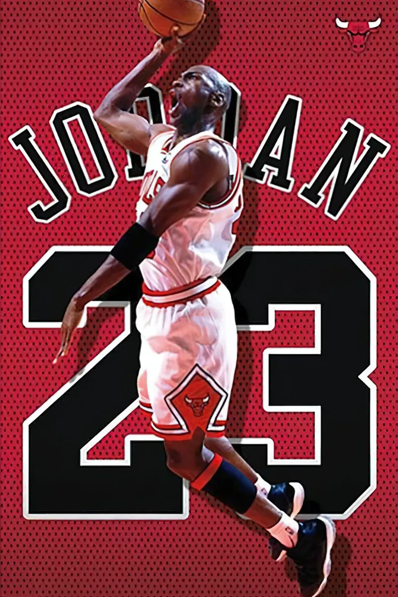 Maglia Michael Jordan pellicola backlit da maryde shop