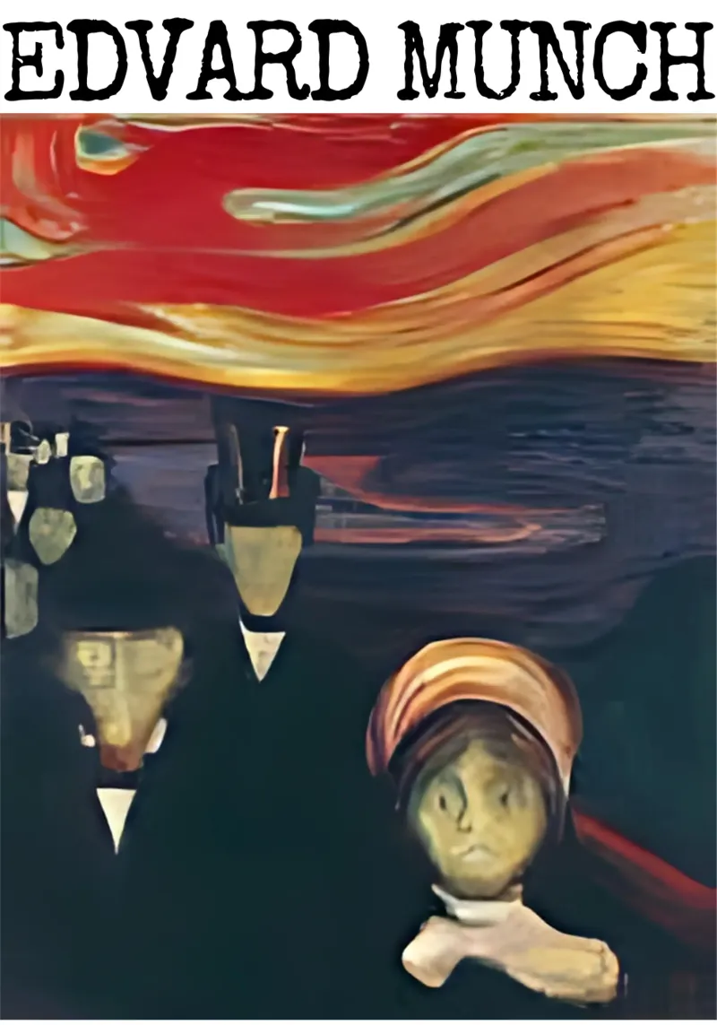 Ansia di Edvard Munch alluminio dibond da kaitlinparkershop