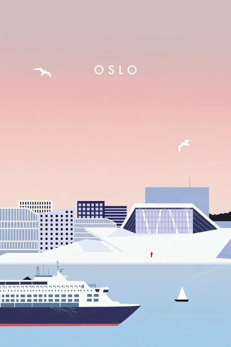 Oslo poster de Katinka Reinke