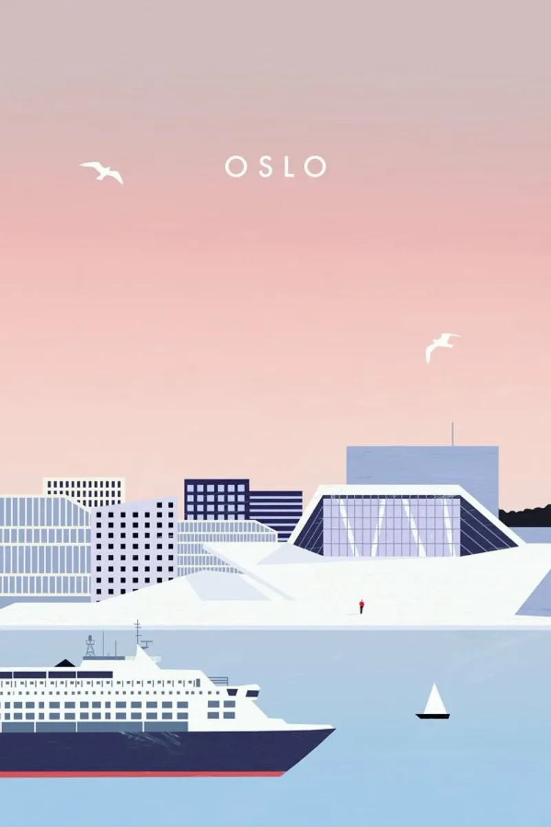 Oslo poster da Katinka Reinke