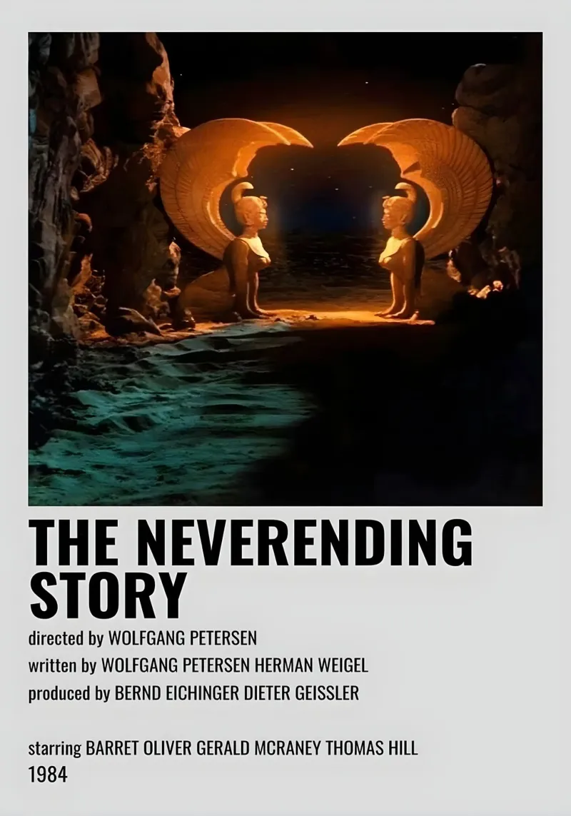 THE NEVERENDING STORY pellicola backlit da MVFminimalist