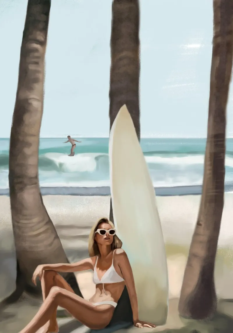 Surf and Shade alu-dibond by Verse