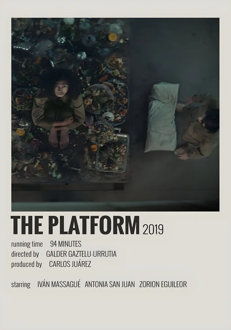 THE PLATFORM 2019 pellicola backlit da MVFminimalist