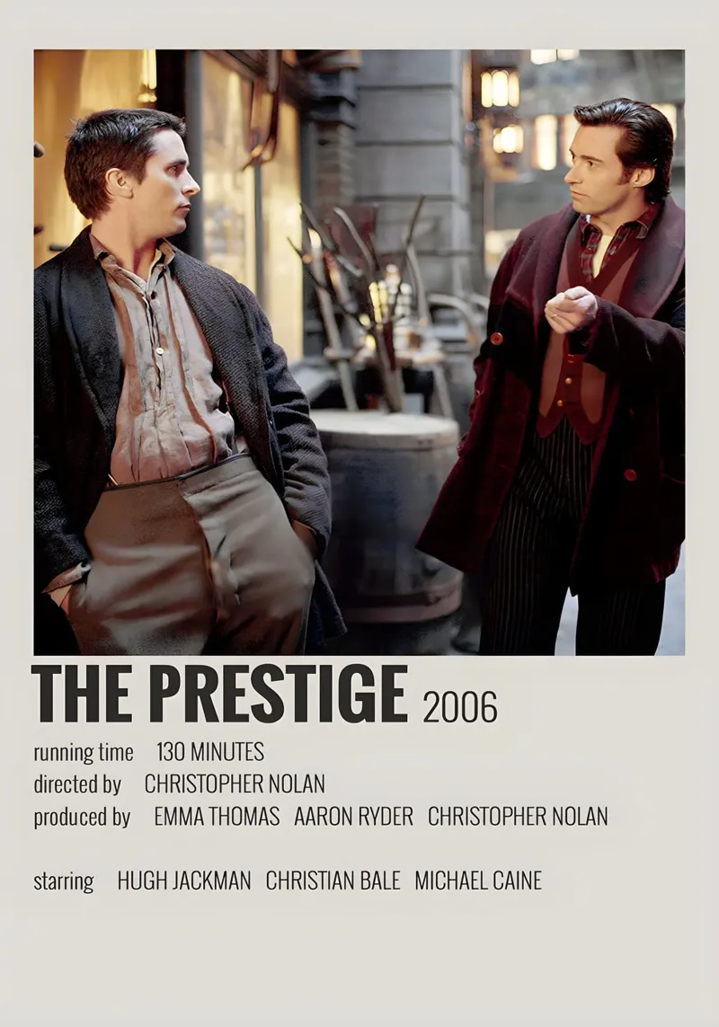THE PRESTIGE 2006 carta hahnemühle da MVFminimalist
