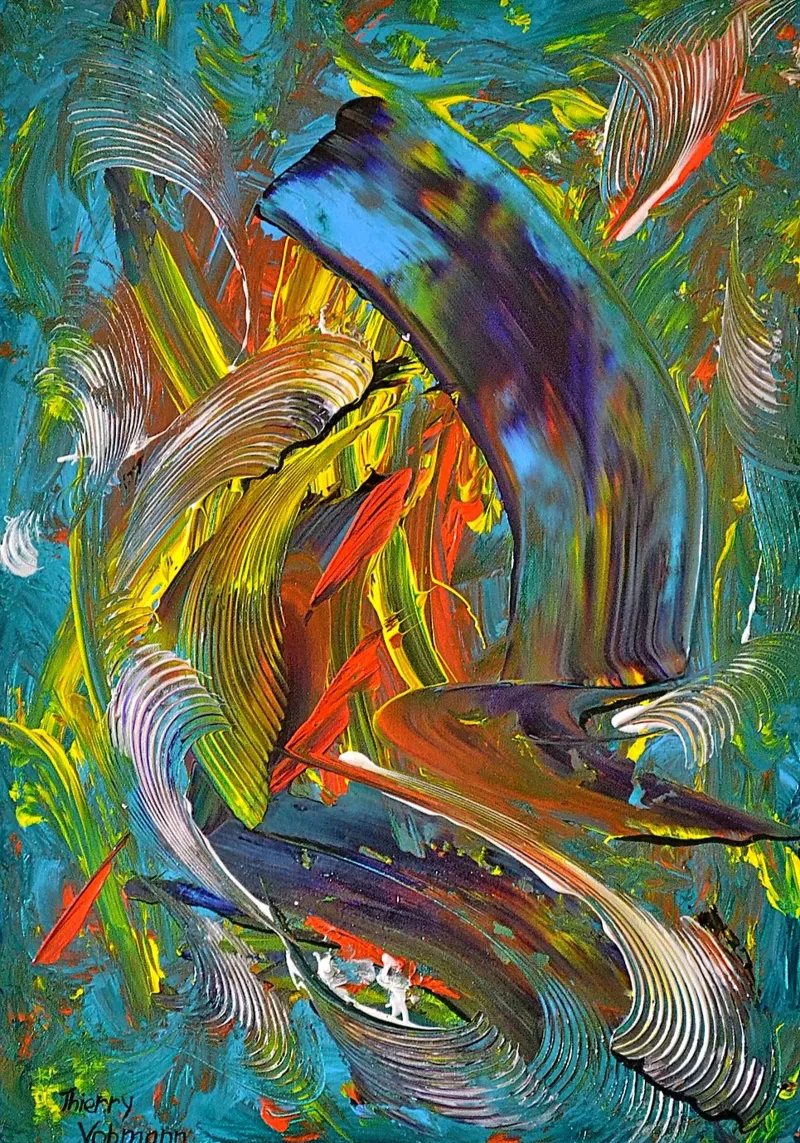 HOPE Hahnemühle von Thierry Vobmann Abstract painting