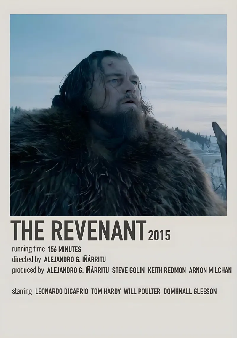 THE REVENANT 2015 pellicola backlit da MVFminimalist
