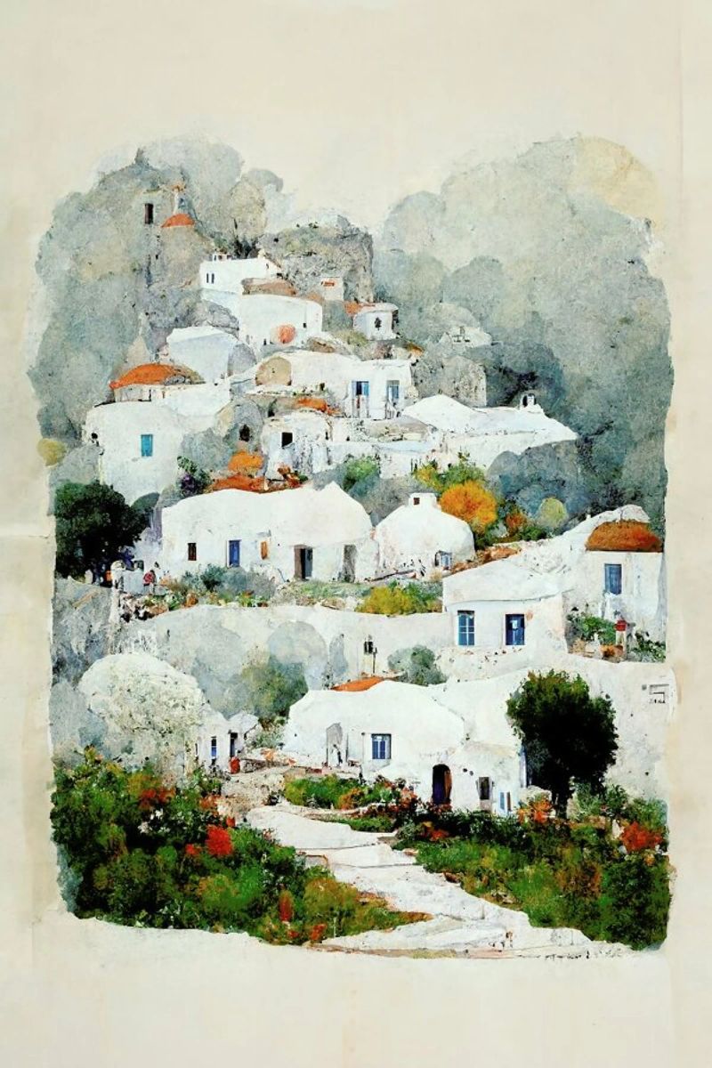 White Village Poster von treechild
