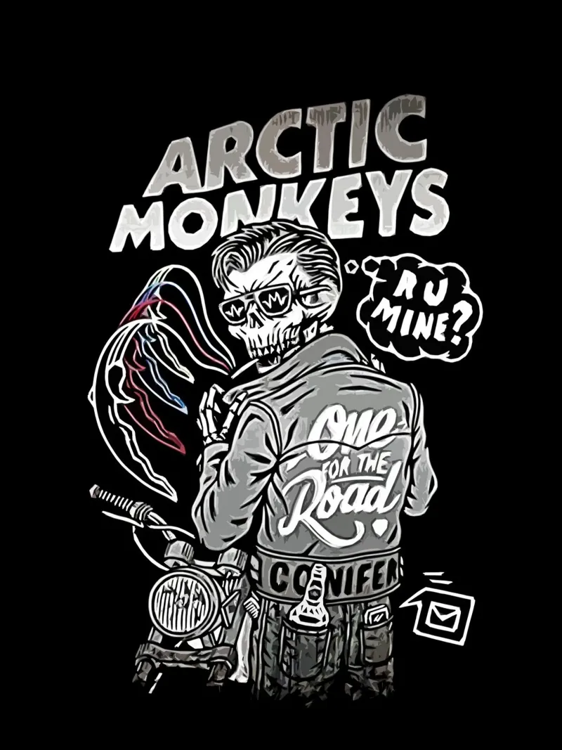 Arctic Monkeys 4 Art pellicola backlit da music soul