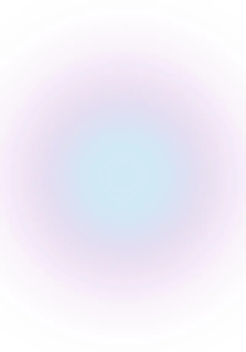 Poster astratto sereno aura blu lavanda a gradiente pellicola backlit da homdeco