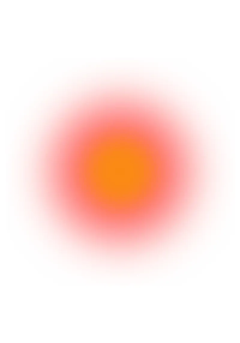 Vibrant Orange Red Aura Gradient Abstract Art Print canvas by homdeco