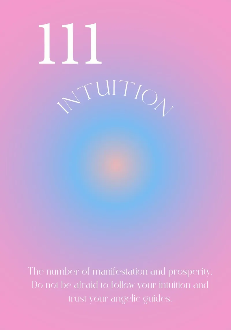 Angelo n. 111 Intuition Rosa Blu Aura Gradiente Poster pellicola backlit da homdeco