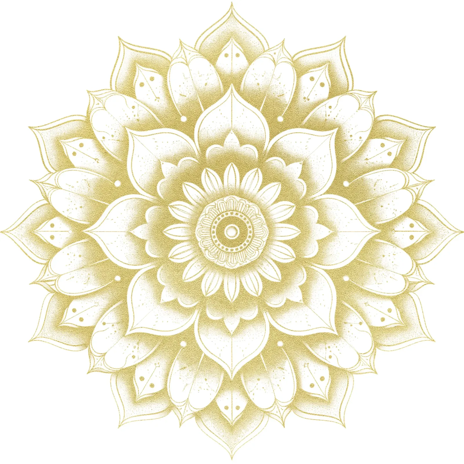 Mandala d'oro pellicola backlit da Spiritual Touch