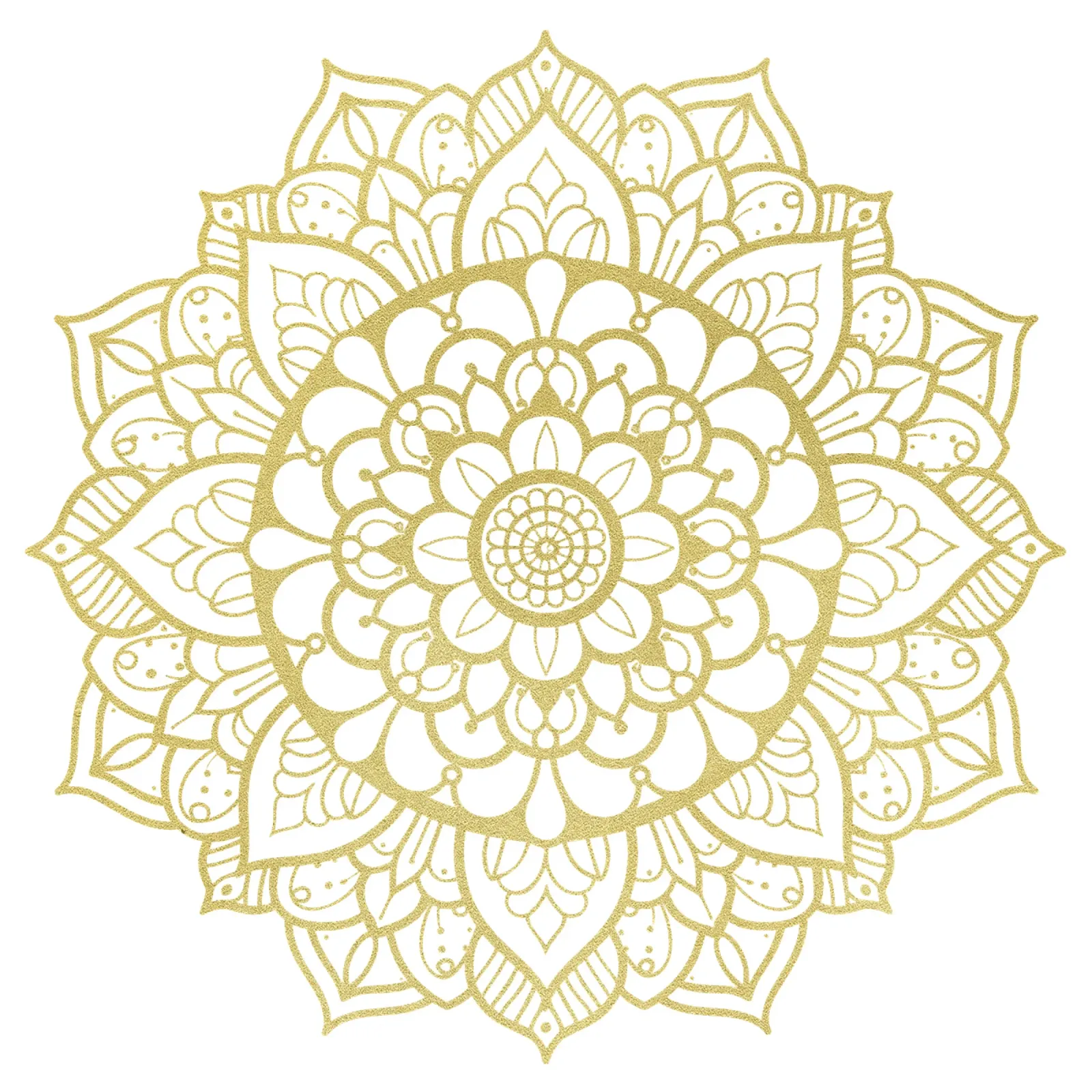 Mandala d'oro pellicola backlit da Spiritual Touch