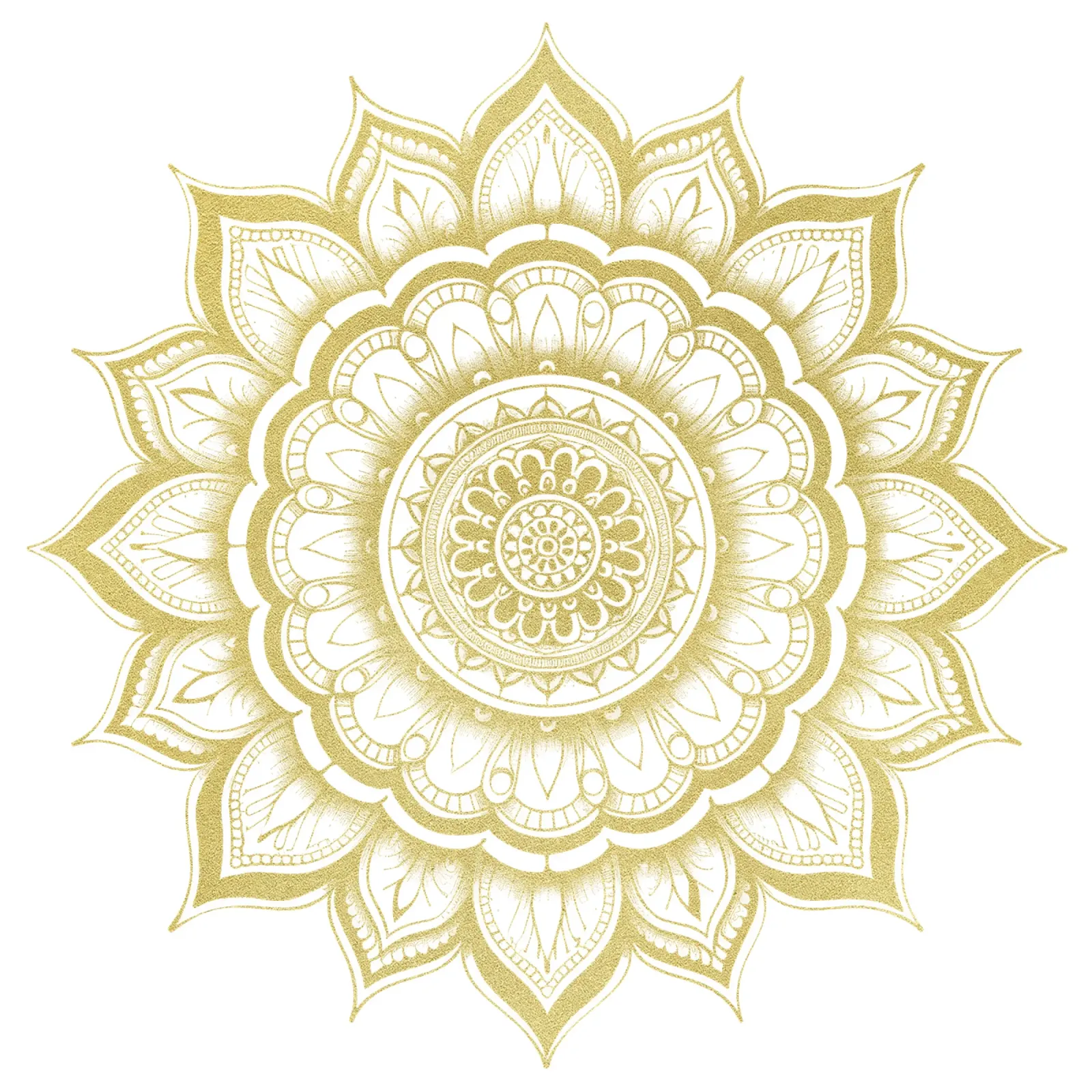 Mandala d'oro pellicola backlit da Spiritual Touch