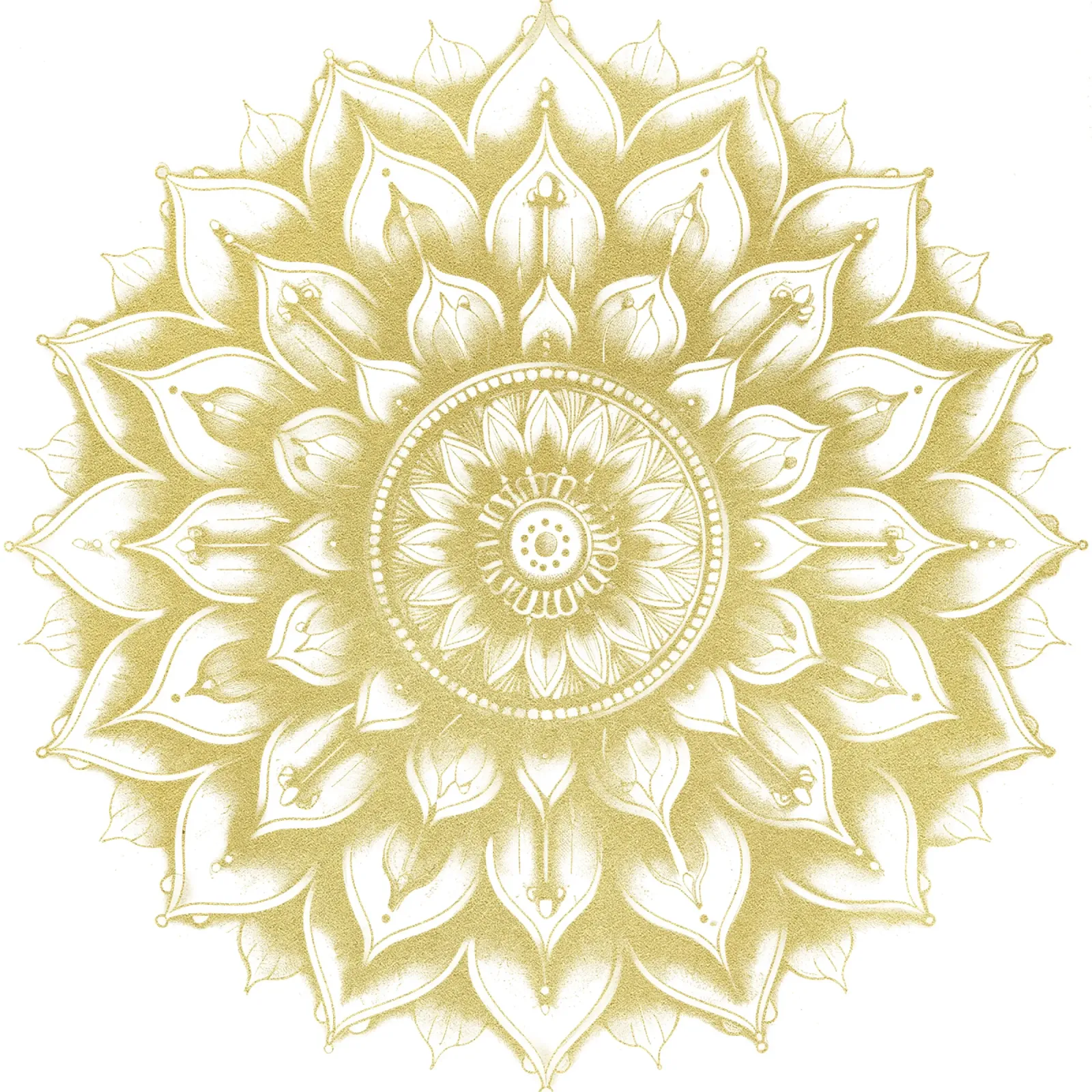 Mandala d'oro pellicola backlit da Spiritual Touch