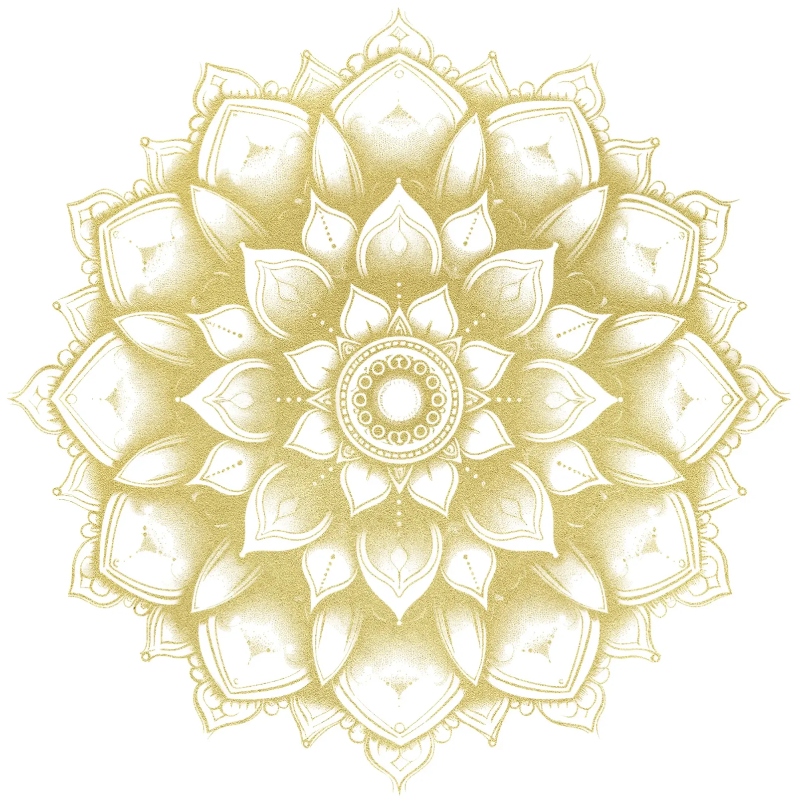 Mandala d'oro pellicola backlit da Spiritual Touch