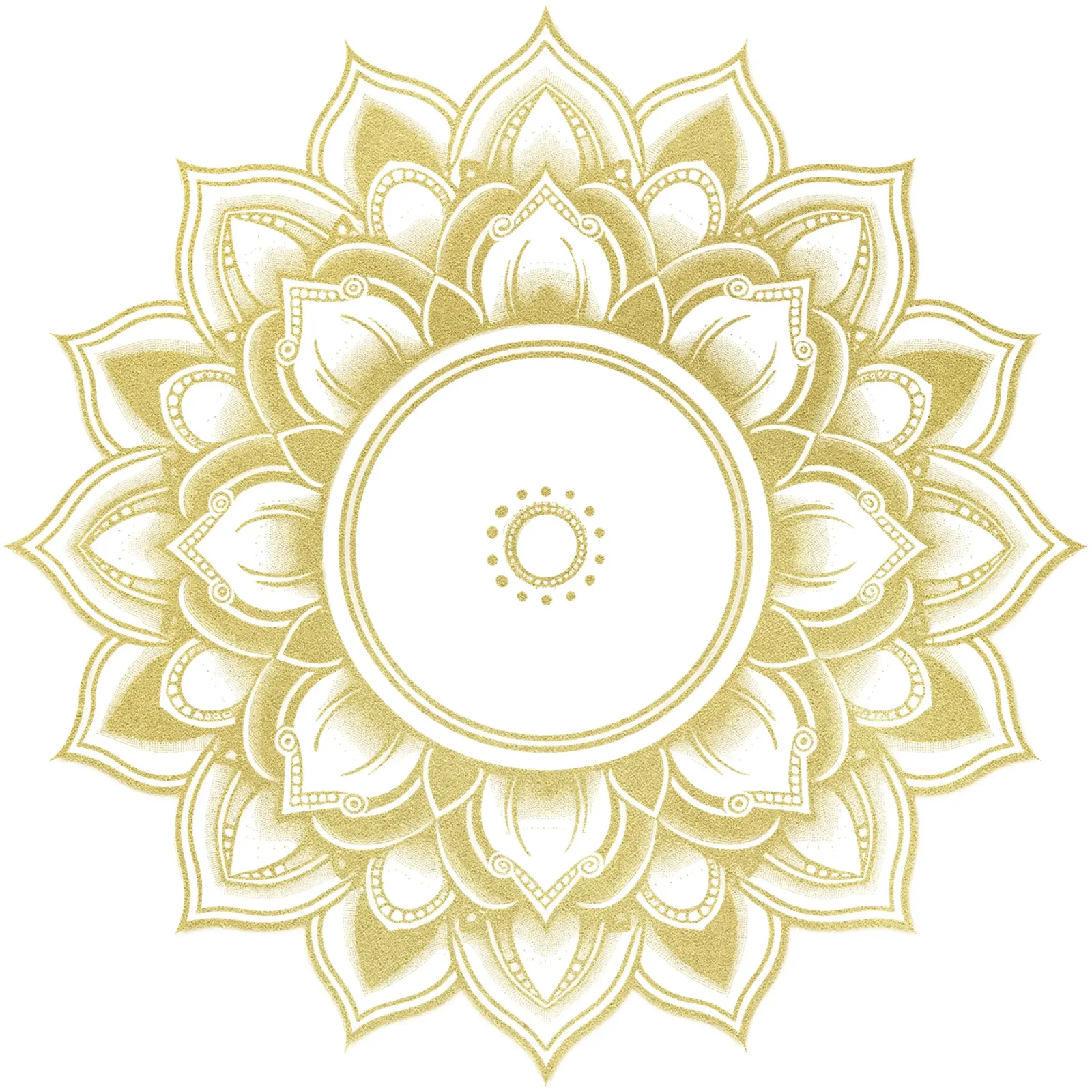 Mandala d'oro pellicola backlit da Spiritual Touch