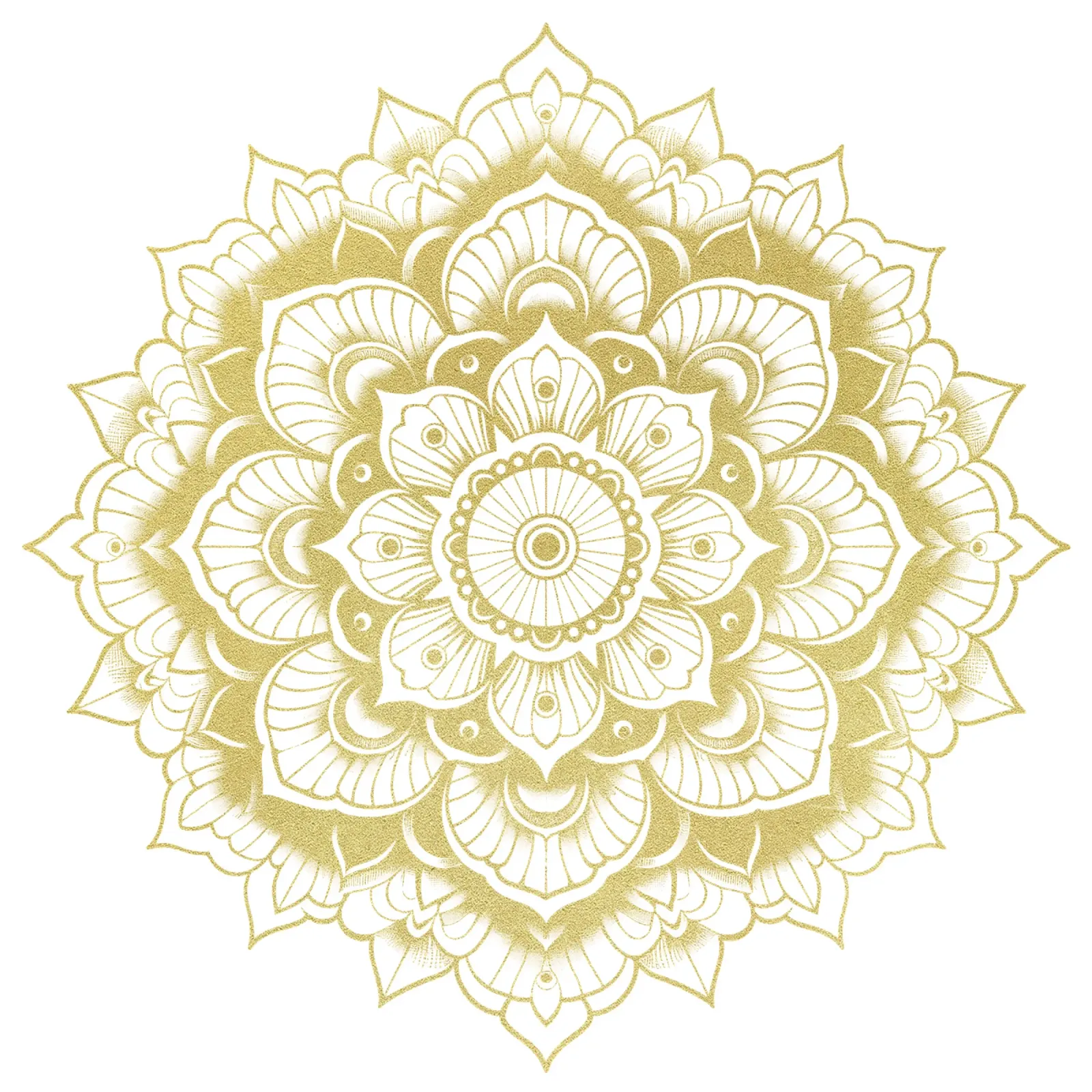 Mandala d'oro pellicola backlit da Spiritual Touch
