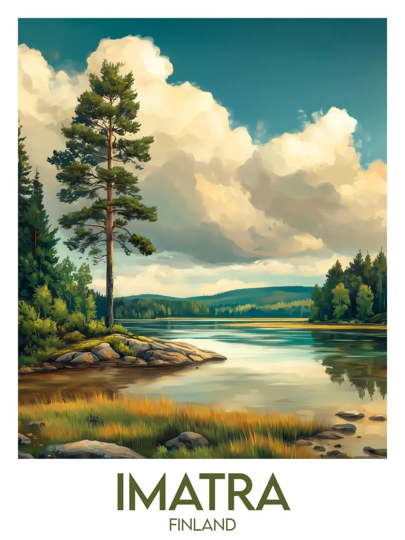 Affiche Imatra poster da Frame the World