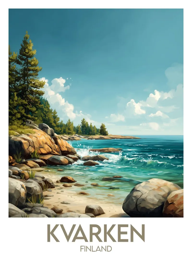 Poster Kvarken poster da Frame the World