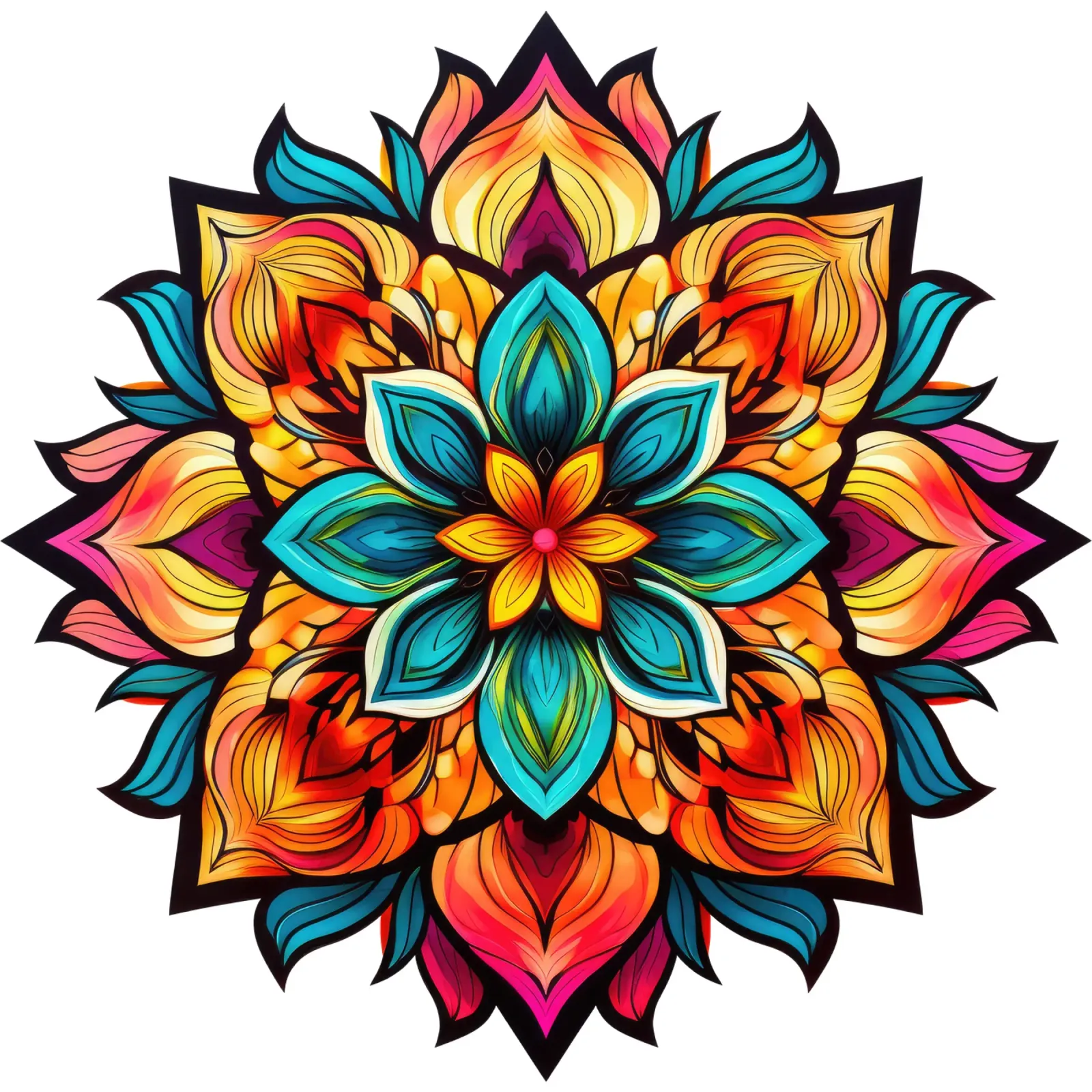 Mandala Vibrance pellicola backlit da Spiritual Touch