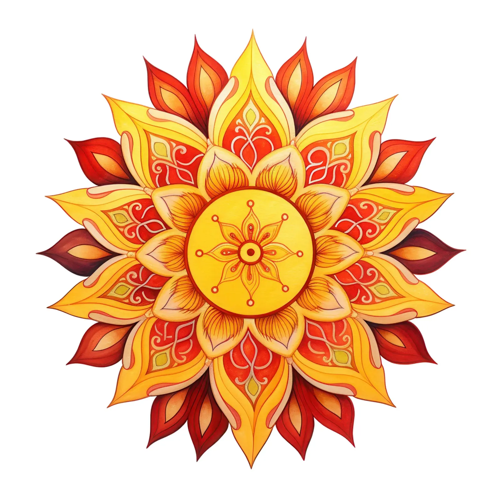 Mandala del sole pellicola backlit da Spiritual Touch