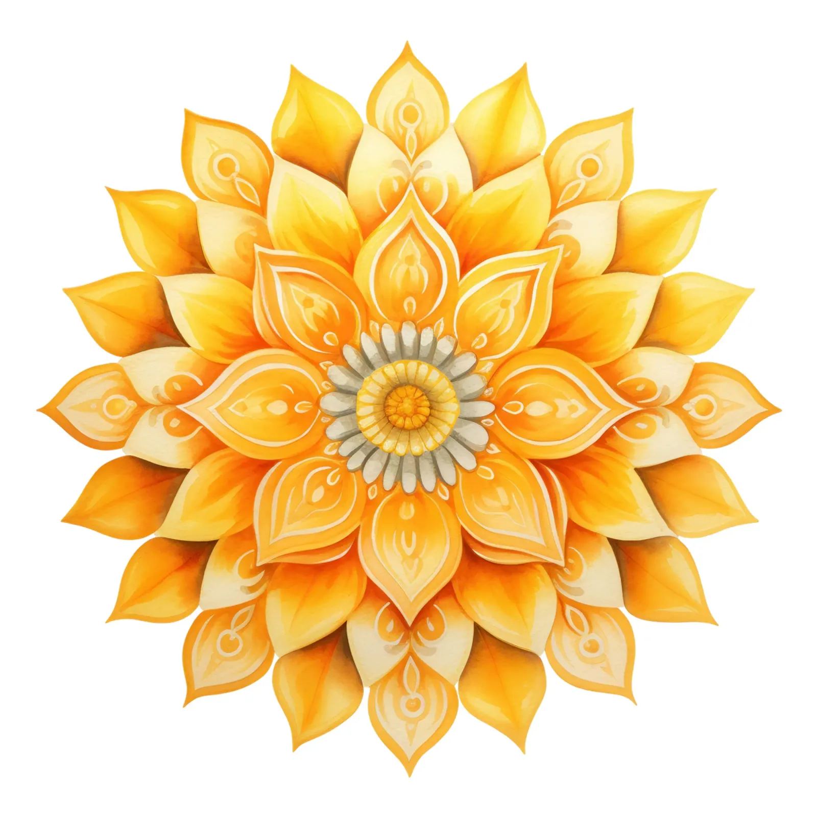 Mandala del sole pellicola backlit da Spiritual Touch