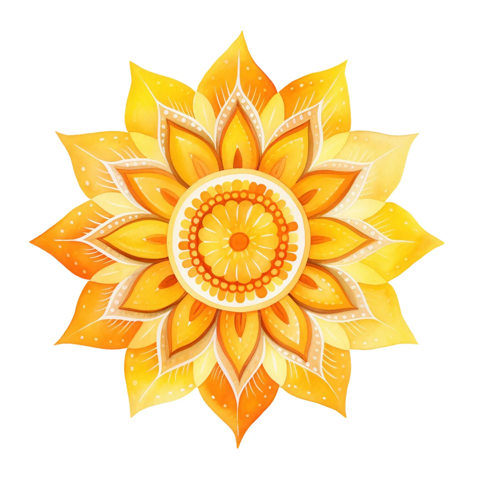 Mandala van de zon forex-plaat van Spiritual Touch