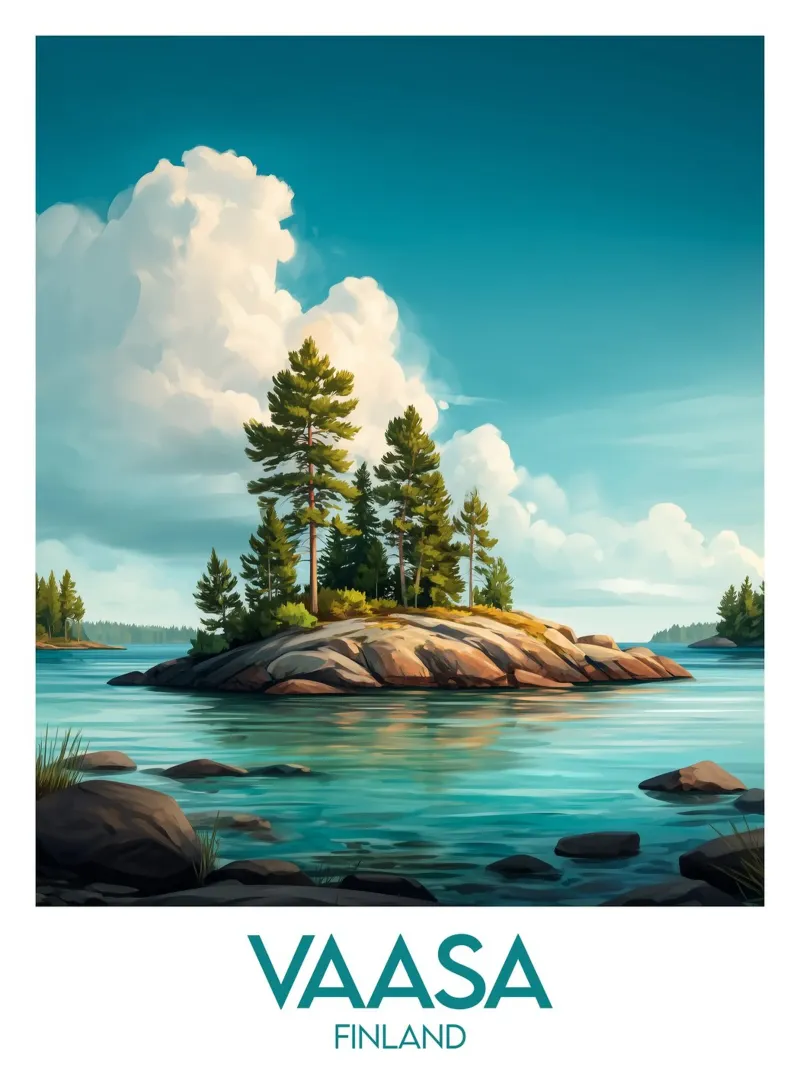 Affiche Vaasa poster da Frame the World