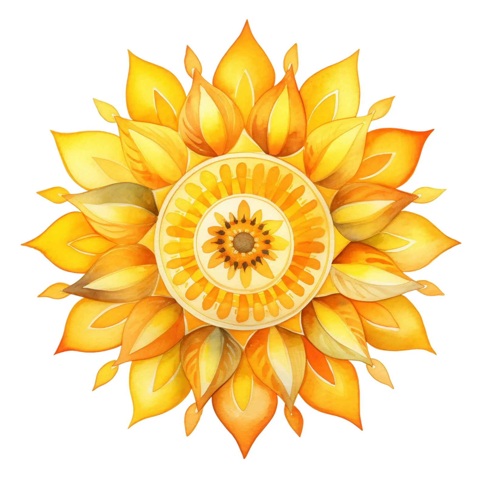 Sun Mandala poster by Spiritual Touch