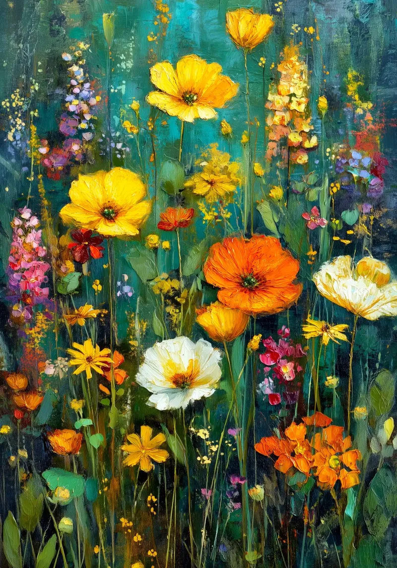 Pieno di fiori pellicola backlit da Justyna Jaszke JBJart
