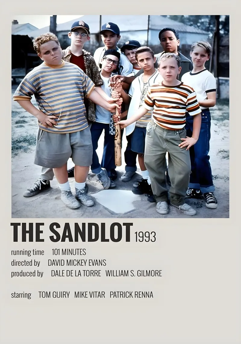 THE SANDLOT 1993 acrylic glass by MVFminimalist