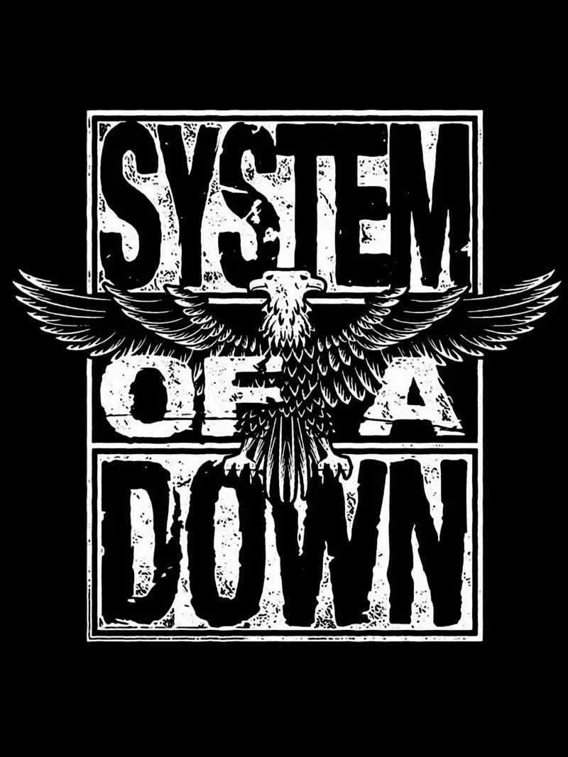 System of a Down alluminio dibond da vanhesling