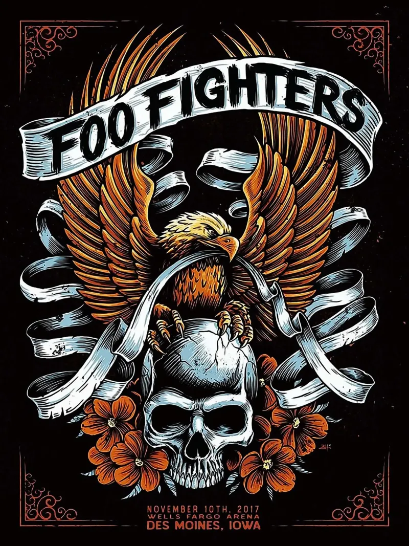 I Foo Fighters pellicola backlit da vanhesling